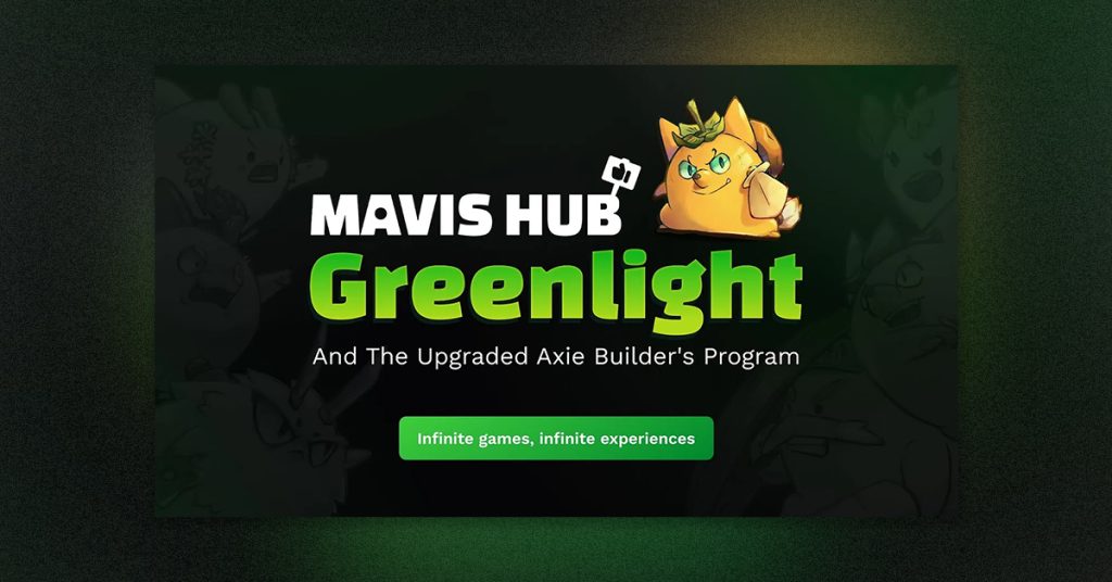 Axie Infinity Introduces Mavis Hub Greenlight   01 MAVIX HUB 1024x536 